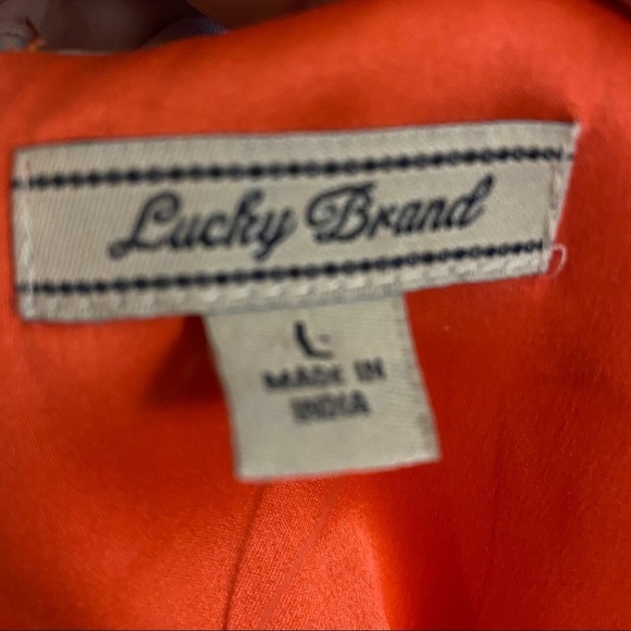 Lucky Brand Ikat Tile Sleeveless Dress NWT Large - Picture 4 of 9